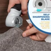 Cordless Electric Scissors Cardboard Cutter with Safety Lock 4.2V Electric Mini Cutter Rechargeable Rotary Cutter for Leather 4