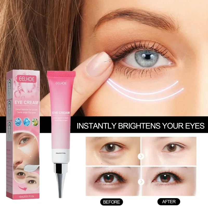 

Instant Eye Cream Firming Anti Puffiness Aging Wrinkles Remove Dark Circles eye bags Moisturizing brighten Skin Care Cosmetics