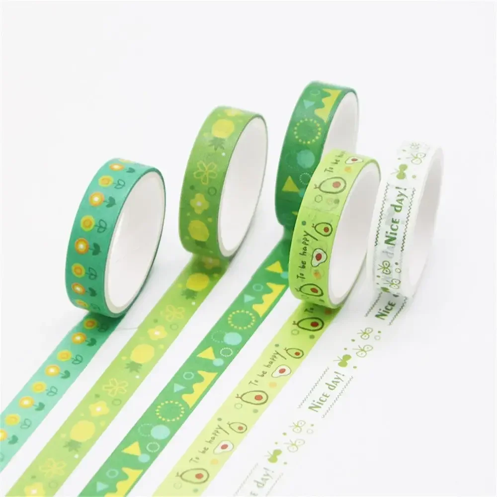 Colorful Decorative Washi Tape Set for Scrapbooking and Stationery Gifts
