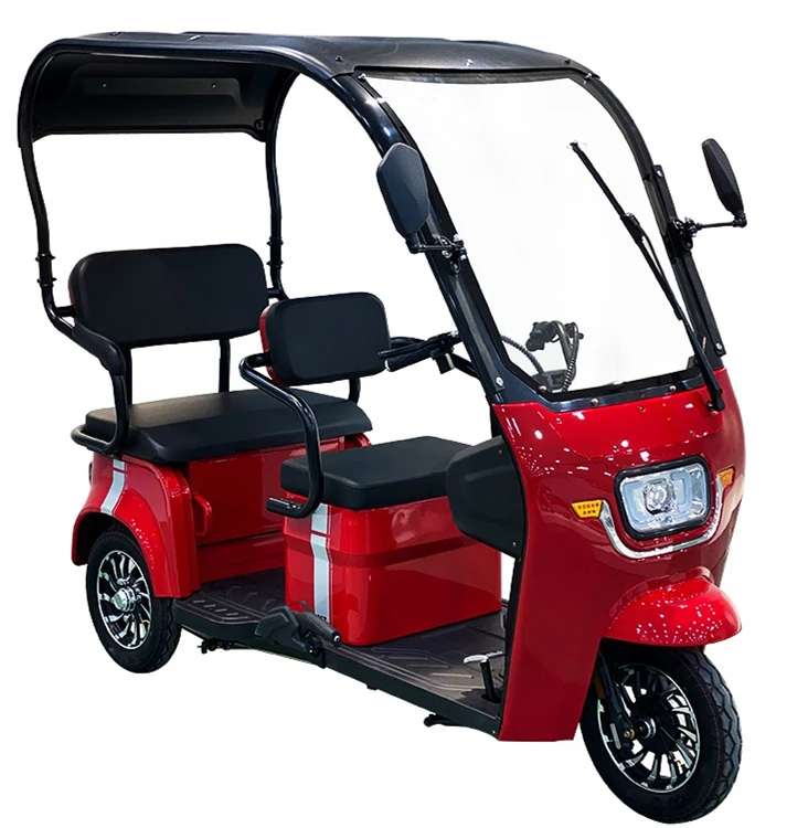 

Electric Passenger Tricycle Three Wheel Scooter Passenger Electric Tricycle Bike with windshield