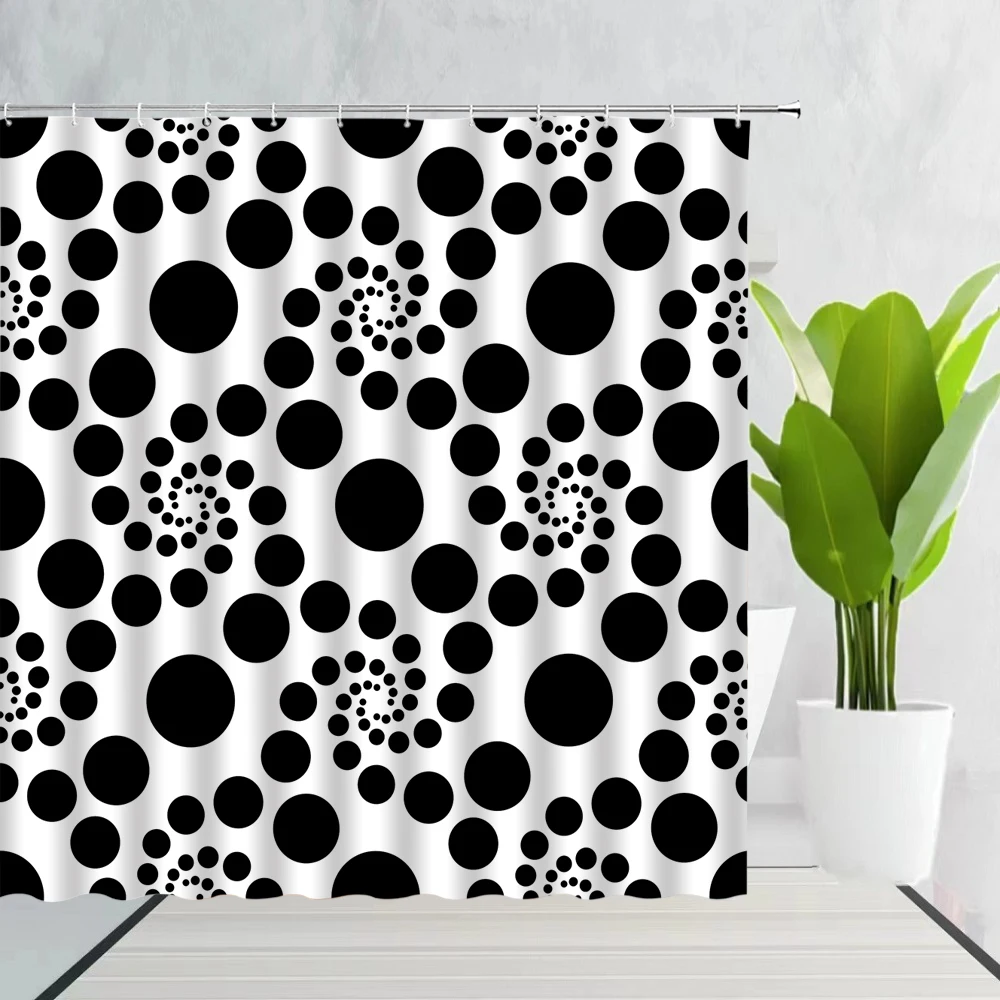 

Vintage Ethnic Native Navajo Shower Curtain Southwestern Black White Geometric Abstract Tribal Boho Bath Curtain Bathroom Decor