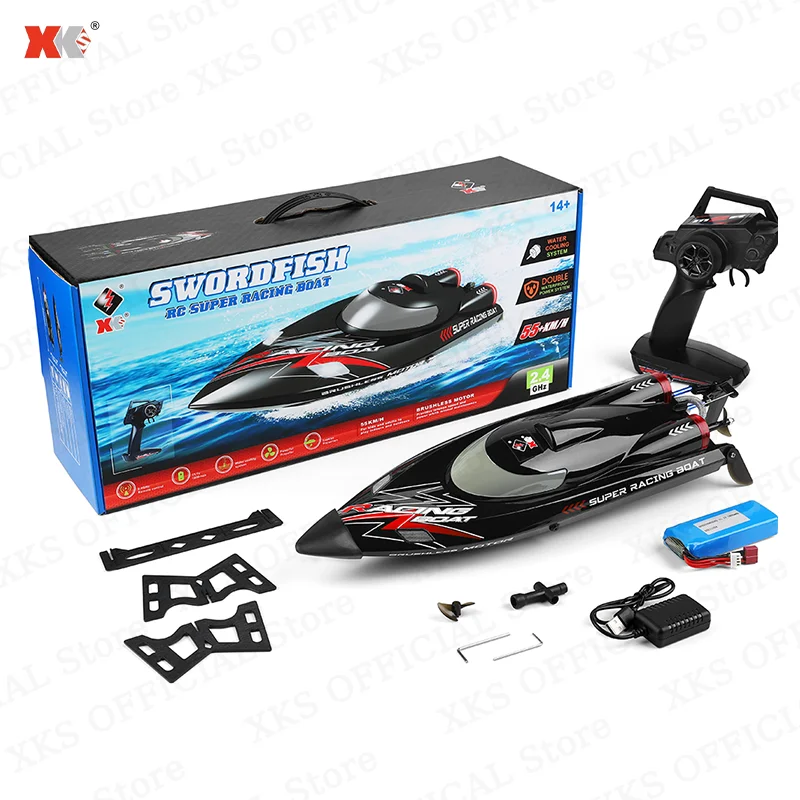 Wltoys WL916 RC bateau 60 Km/H haute vitesse 2.4G télécommande bateau jouet cadeau pour garçon – Image 6