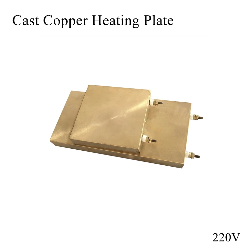 

Square Cast Copper Heating Plate High Temperature Resistance Flat Electric Band Heater Pad Mat Press Machine Extruder Laminator