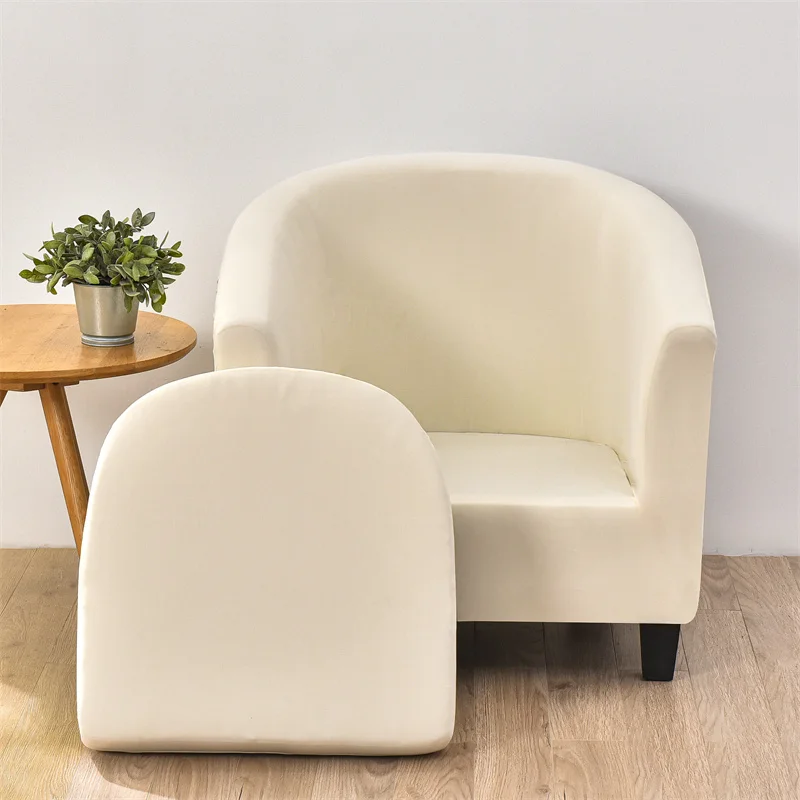 1PC Elastic Tub Chair Cover Stretch Armchair Cover Club Sofa Slipcover for Living Room Couch Covers with Seat Cushion Covers 3