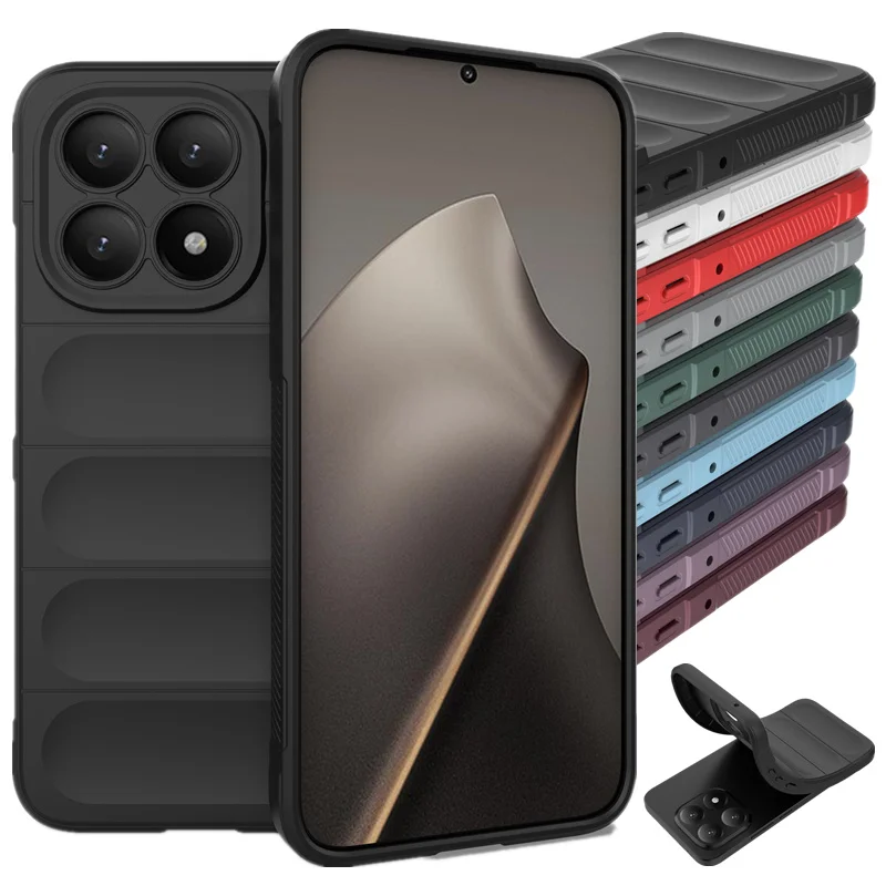 Weiche Hautgefühl-ähnliche Flexible Silikonhülle für Xiaomi 15T 17T Pro Mi 15 Mi 17 5G Schutzhülle Stoßfest Fundas Coque