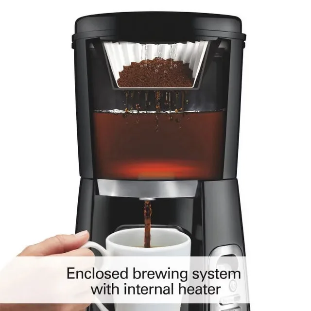 Brew Station 10 Cup Coffee Maker Black 3