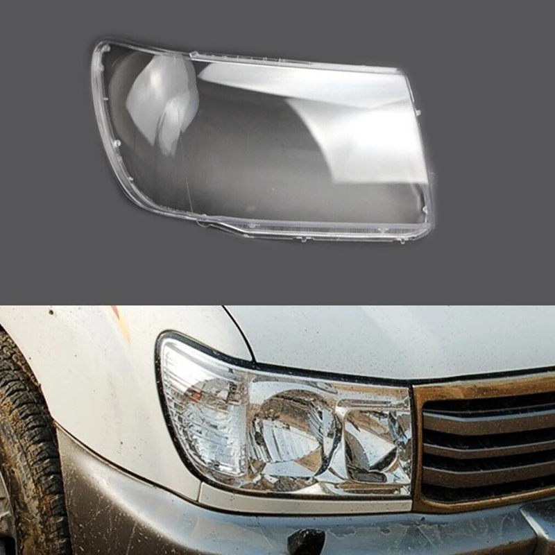 

Для Toyota Land Cruiser 2004, 2005, 2006, автомобильная фара, крышка, прозрачный абажур, колпачки, налобный фонарь, корпус