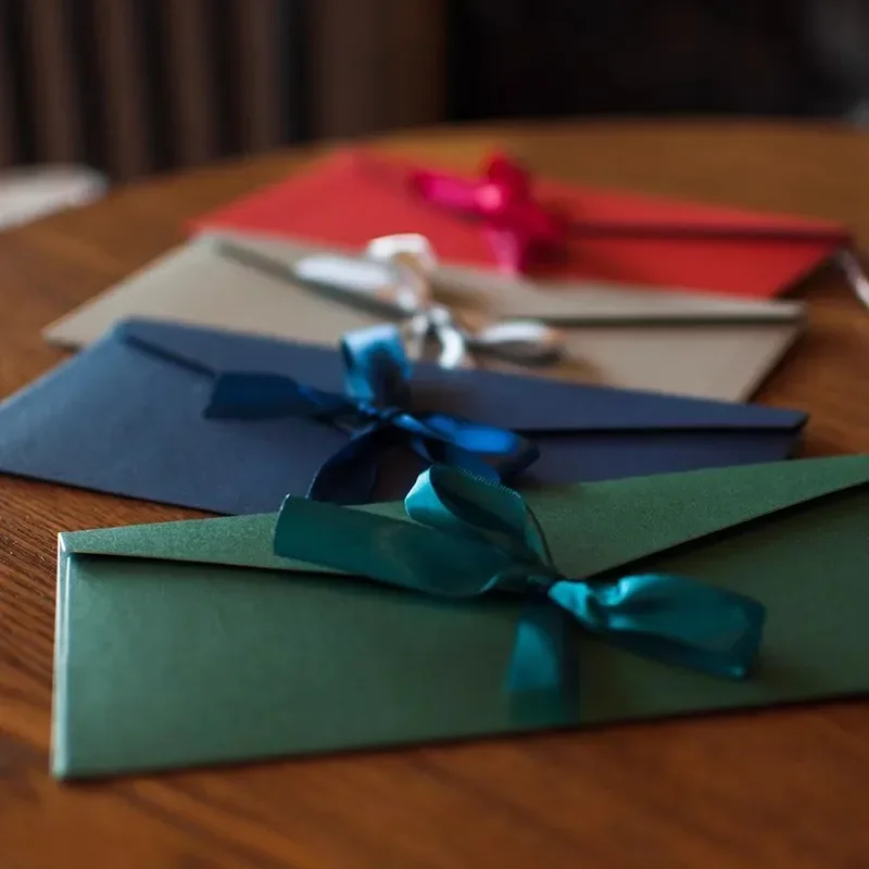Vintage Western Envelopes Paper Envelope for Letters Wedding Party Christmas Invitation Cards Cover 5pcs/set