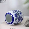 DXUIALOI Chinese antique mini applique small vase ceramic crafts living room desktop hydroponic vase home decoration 2