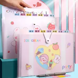 Files Orginizer For Documents Waterproof File Bag File Folder Pocket Expanding Wallet Organ Bag Budget Binder Desk Organiz