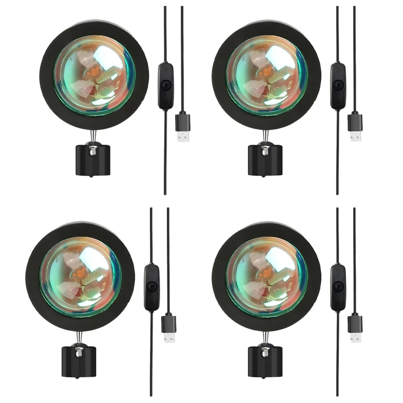 

Новая проекционная атмосферная лампа ручной работы, USB-проектор с вращением на 360 градусов, лампы для фотосъемки для дома, комнаты, студии