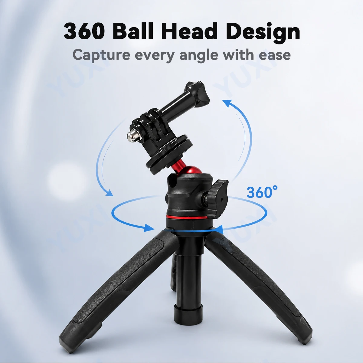 DJI 오즈모 포켓 4/3, 액션6/5Pro/4, 인스타360 X5/X4, 에이스 프로 2, 고프로 13용 미니 확장형 삼각대 셀카봉, 볼헤드 마운트 그립