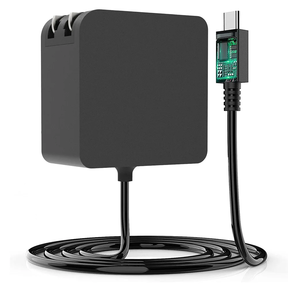 Caricabatterie Rapido Per Piattaforma Vapore, Alimentatore 45W Protocollo Pd Adattatore Ca 20V/3A Cavo Di Ricarica Di Tipo C Per Piattaforma Vapore/Co