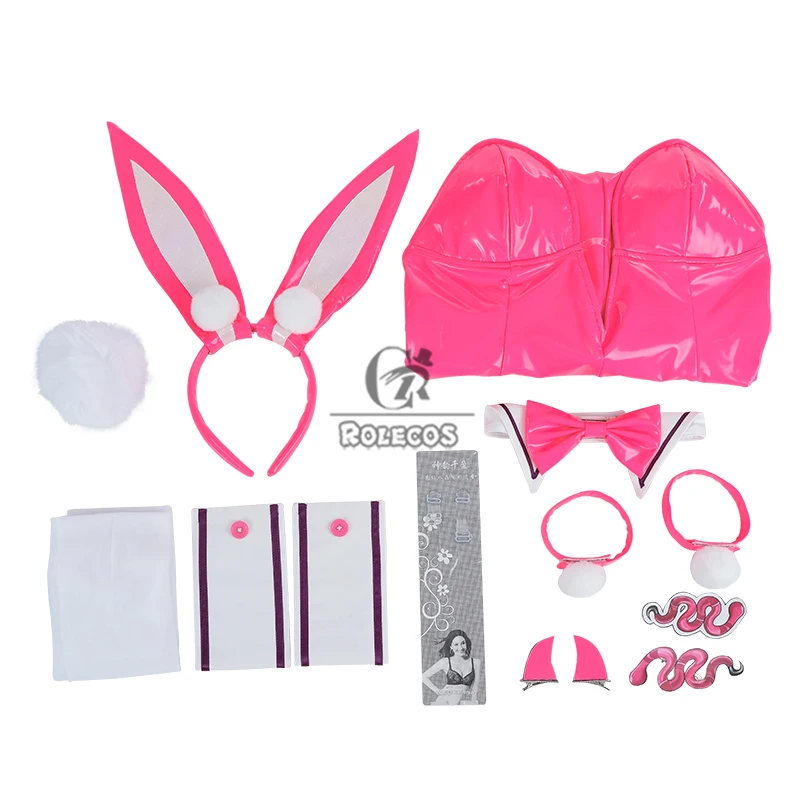 Göttin des Sieges Viper Pink Jumpsuit Sexy Cosplay Bunny Outfit 20 Göttin des Sieges Viper Pink Jumpsuit Sexy Cosplay Bunny Outfit 9