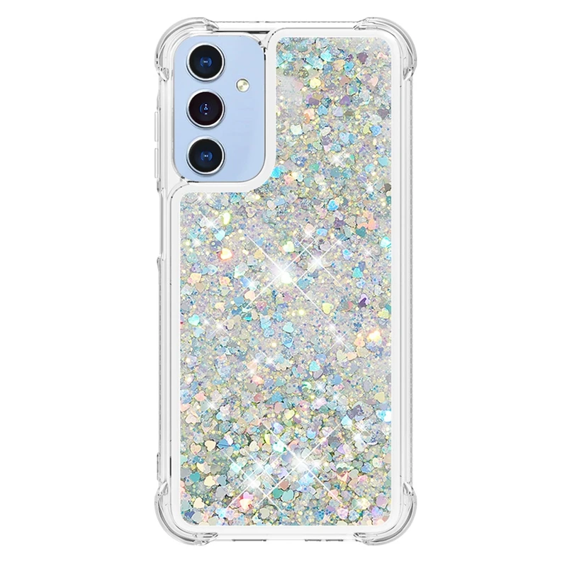 Glitter Dynamic Liquid Phone Case - Universal Compatibility for Samsung Galaxy Series