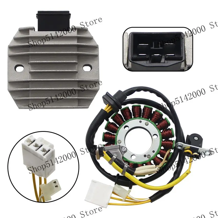 

Motorcycle Magneto Stator Coil & Regulator Rectifier Set For Honda NHX110 Elite Lead 31120-GFM-B20 31600-GFM-890 31120-GFM-971