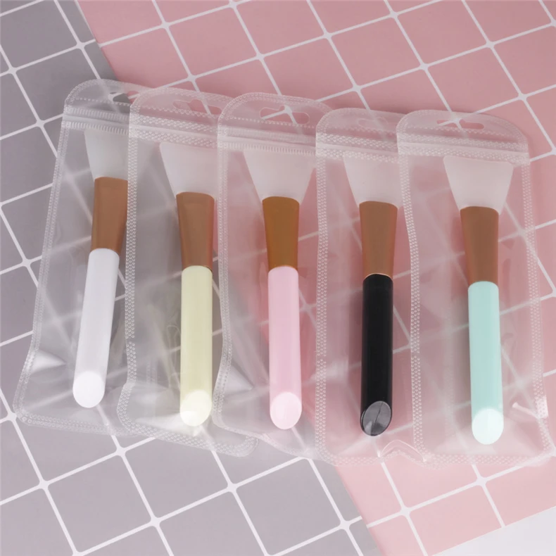 Facial Mask Brush Silicone Beauty Self Made Applicator Soft Head