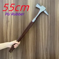 1:1 Primitive Man Hammer Medieval Guardians Axe Cosplay  Nail Tomahawk Weapon Soldiers Role Prop Beast Axe Carnival Safety PU 1