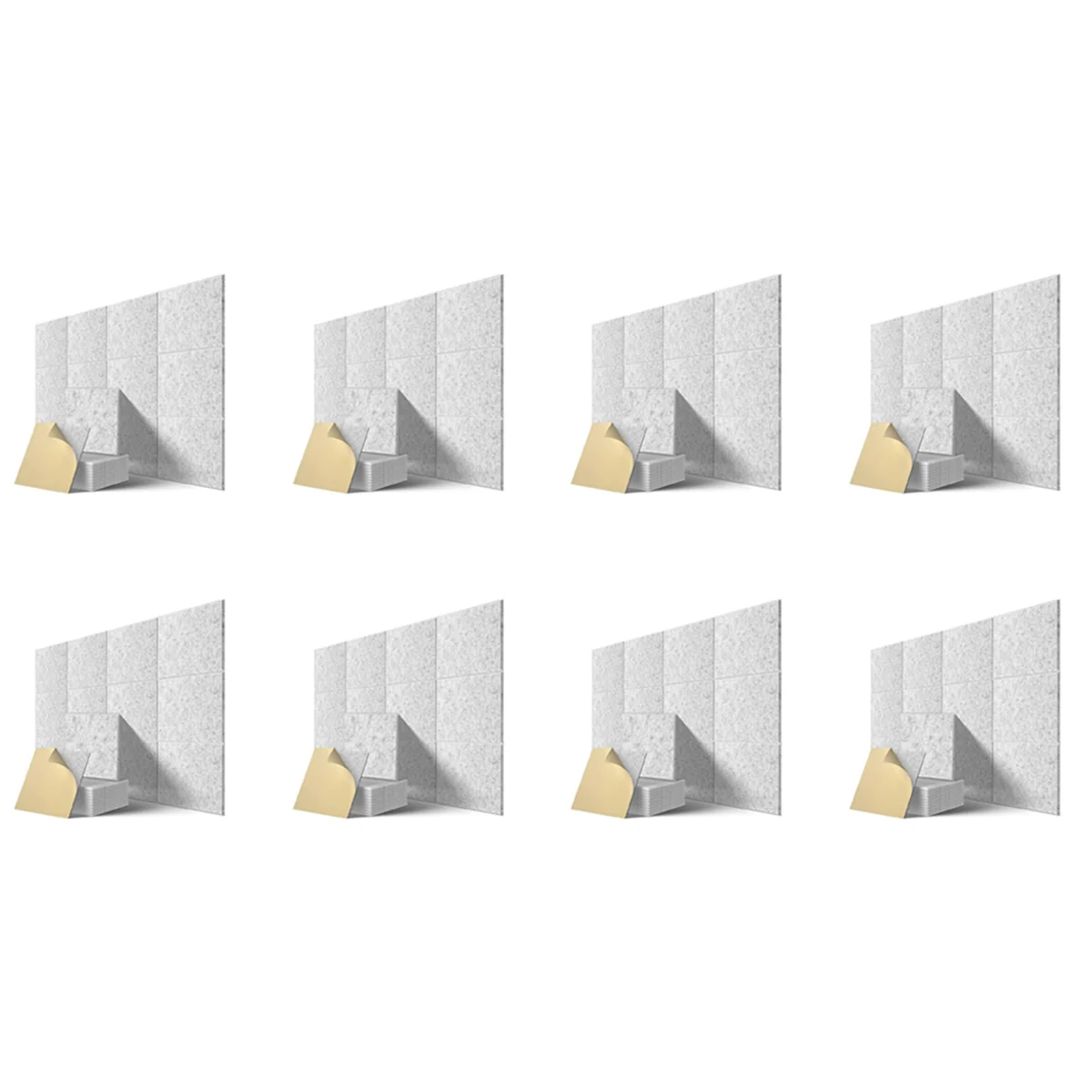 

96 шт./упаковка, самоклеящиеся акустические панели, 12x12x0,4 дюймов