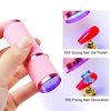 Mini 9 LED Flashlight Nail Dryer UV Light Lamp For Gel Polish Manicure Nail Art Tools Hand Held Fast Drying Machine Portable 2