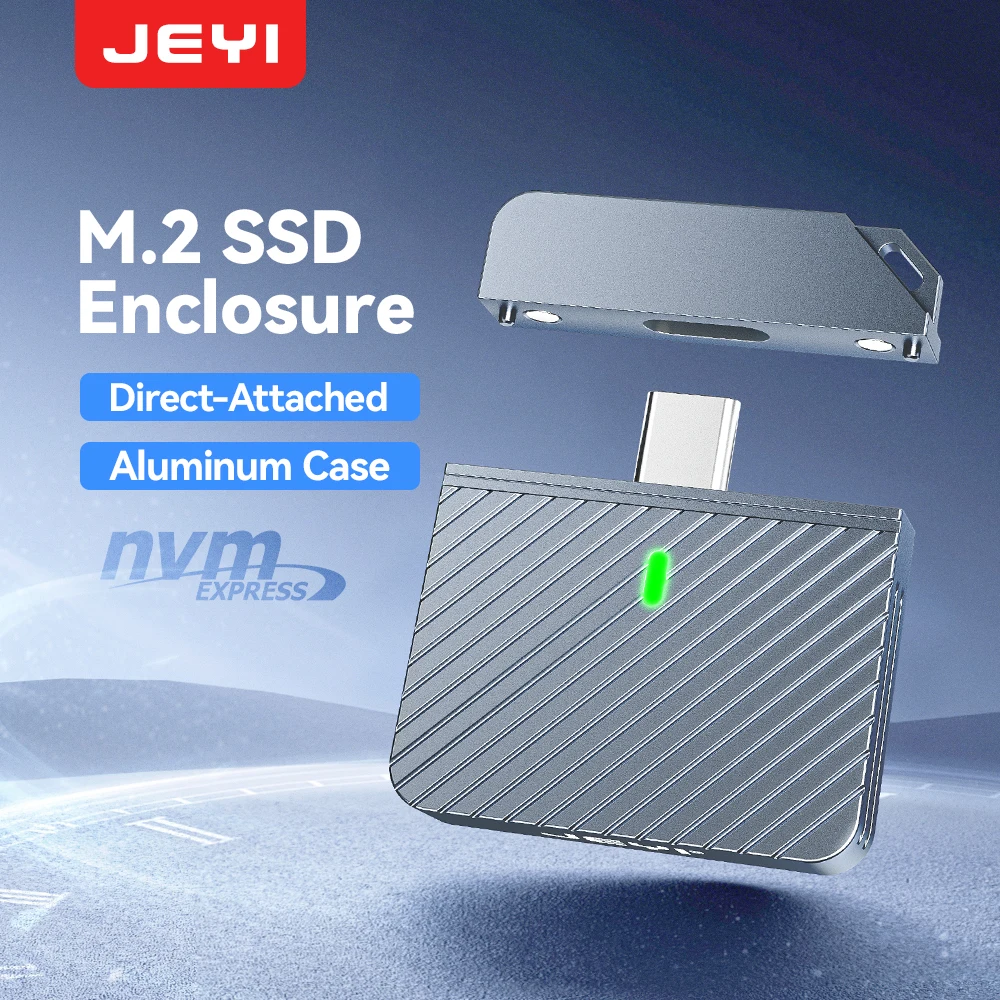 JEYI 2230 NVMe SSD Muhafaza PCIe USB3.2 10Gbps Alüminyum M.2 Muhafaza