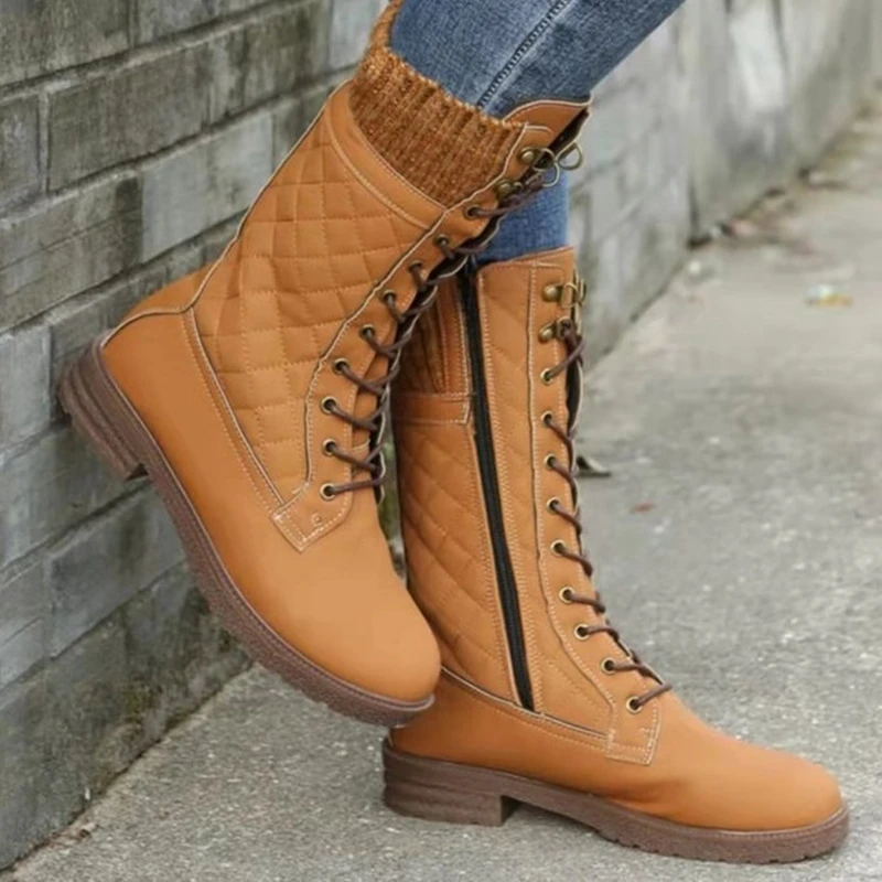 Autumn and Winter Women's Boots High Quality Warm Midcalf Snow Boots