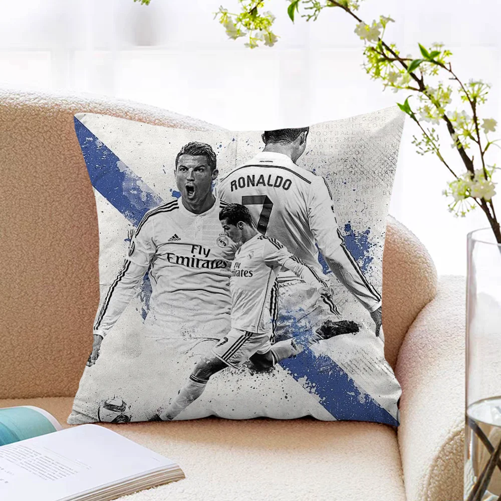 Cr7S Fodera Per Cuscino Di Lusso 45X45 Cuscini Copre Decorazione Camera Da Letto Studio Ghibi Articoli Huggy Wuggy Federe Decorative Jinx