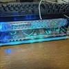 IV27 Retro Fluorescent Tube Clock VFD Creative Gift Living Room E-sports Desktop Decoration 3