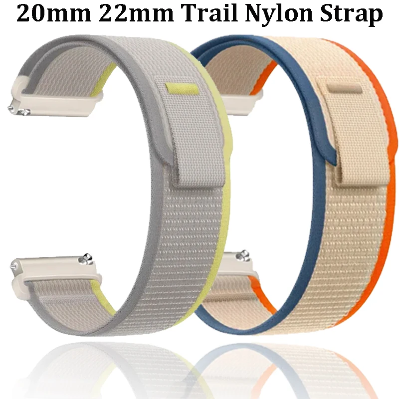 Adjustable Trail Nylon Watch Strap - 20mm/22mm - Versatile and Durable Design