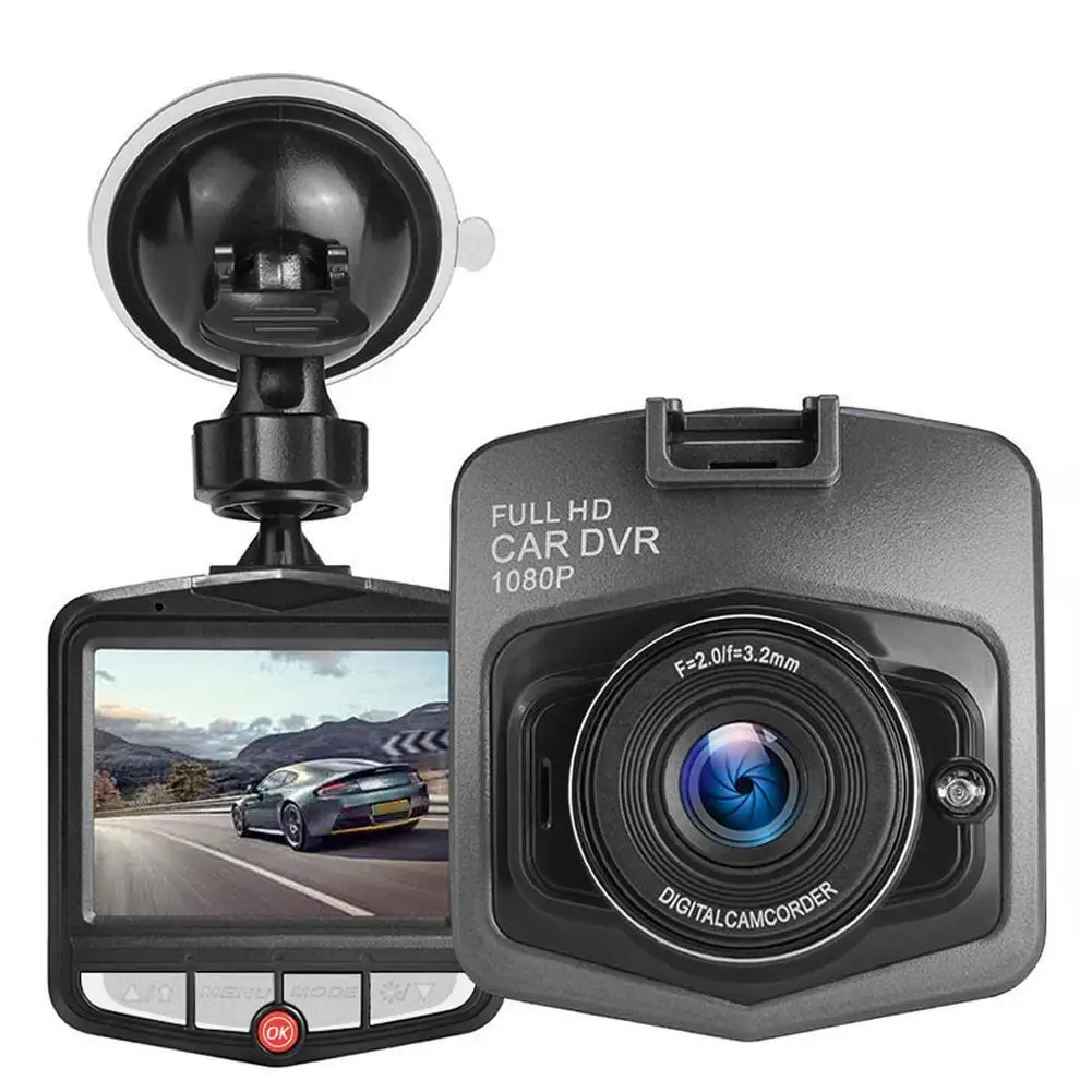 Dashcam 2.4 Polegada câmera do carro hd 1080p portátil mini dvr