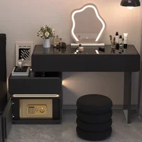 Coiffeuse avec miroir pour chambre à coucher, design moderne, style européen, mobilier de salon, mobilier d'hôtel, avec cloisons de séparation 4