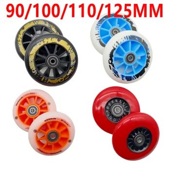 Accessori per Monopattino, Ruote per Monopattino 90mm 110mm 120mm 125mm, Spessore Ruota 24mm, 2 Ruote/Lotto