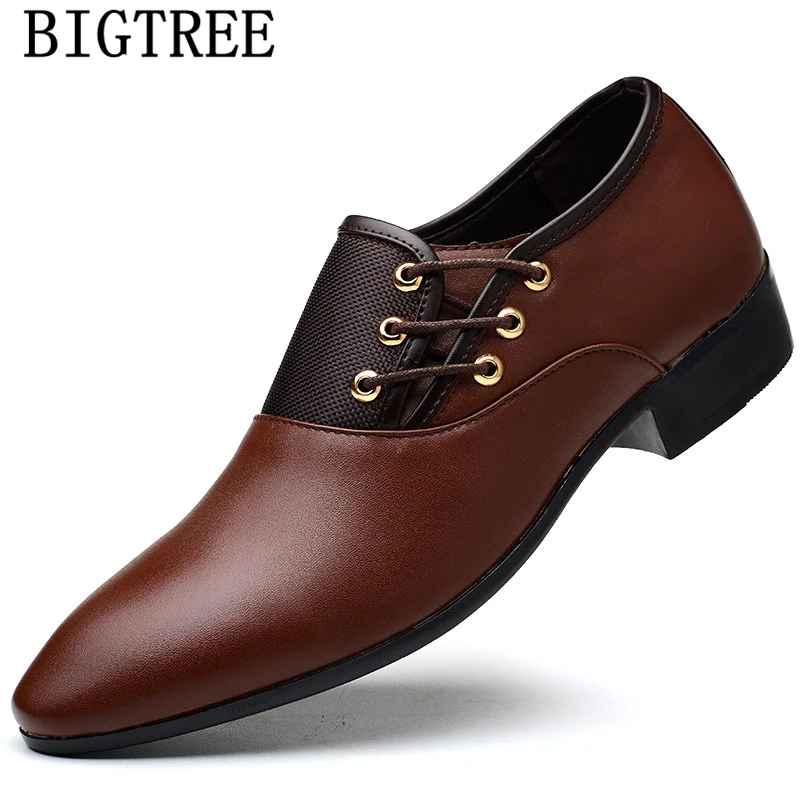 

Italian Man Shoes Brown Oxford Shoes For Men Zapatos De Hombre De Vestir Formal Leather Shoes Men Dress Tenis Masculino Adulto