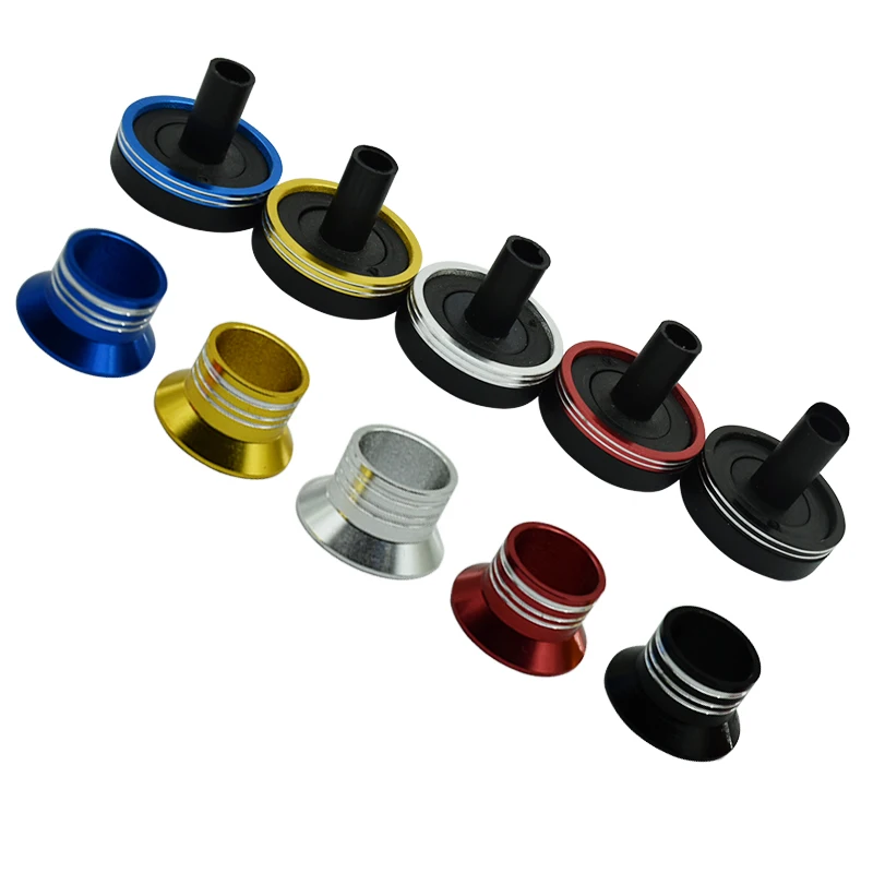 Tappi Terminali Manubrio Bici In Alluminio 6061-T6 Anodizzati - Leggeri 20g, Universali Per MTB E Strada (Arancione) - 3