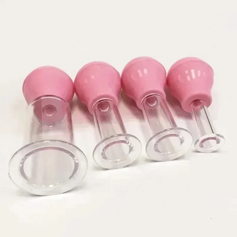 Facial Massage Cups Rubber Vacuum Cupping Skin Lifting Anti Cellulite Massager for Face Pvc Body Cups Skin Scraping Massage Jar 5