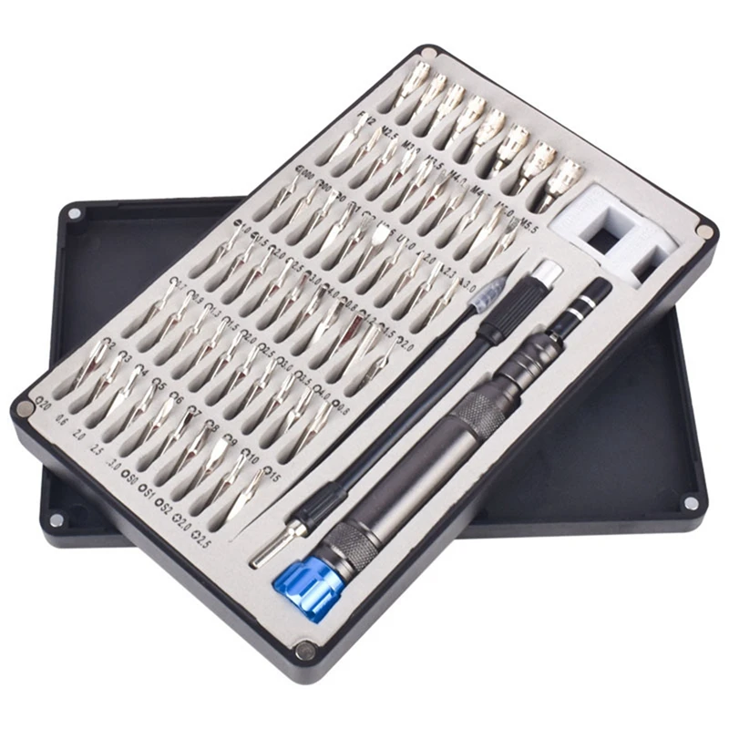 

64-In-1 Watch Mobile Phone Disassembly Maintenance Tool Chrome Vanadium Steel Screwdriver Set