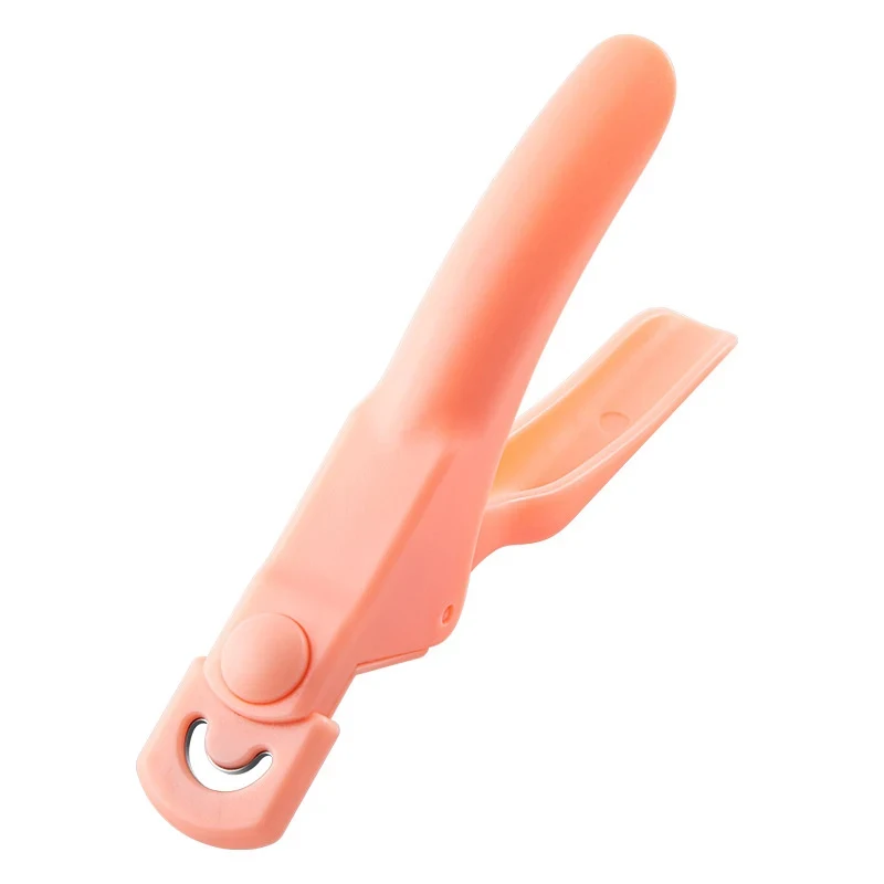 U자형 프렌치 가짜 손톱 가위, 전문 스테인레스 스틸 헤드 손톱깎이, 아크릴 젤, 프렌치 가짜 손톱 팁 클리퍼