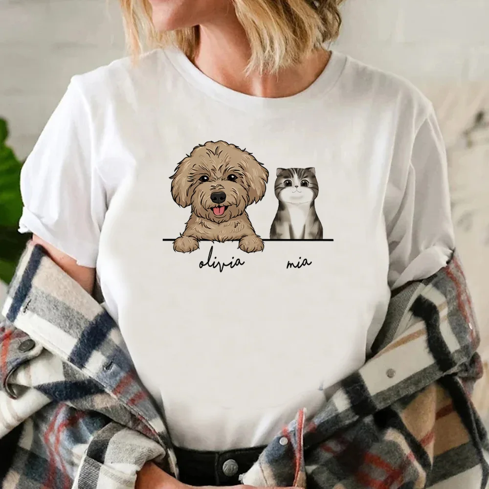 

Pug t-shirts women manga designer top female funny clothes