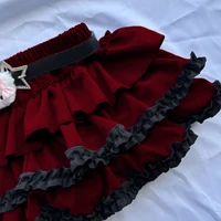 Y2K Spicy Girl Subculture Punk Girl Anti exposure Half length Skirt Harajuku Style Trend Pumpkin Short Skirt Cake Puff Skirt - Image 4