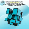 [ECube] QiYi 2024 NEW Mirror Cube Stickerless Magnetic 3x3x3 Smooth Speed Cube Toys Mirror Blocks Cube Professional Puzzle Cubes 3