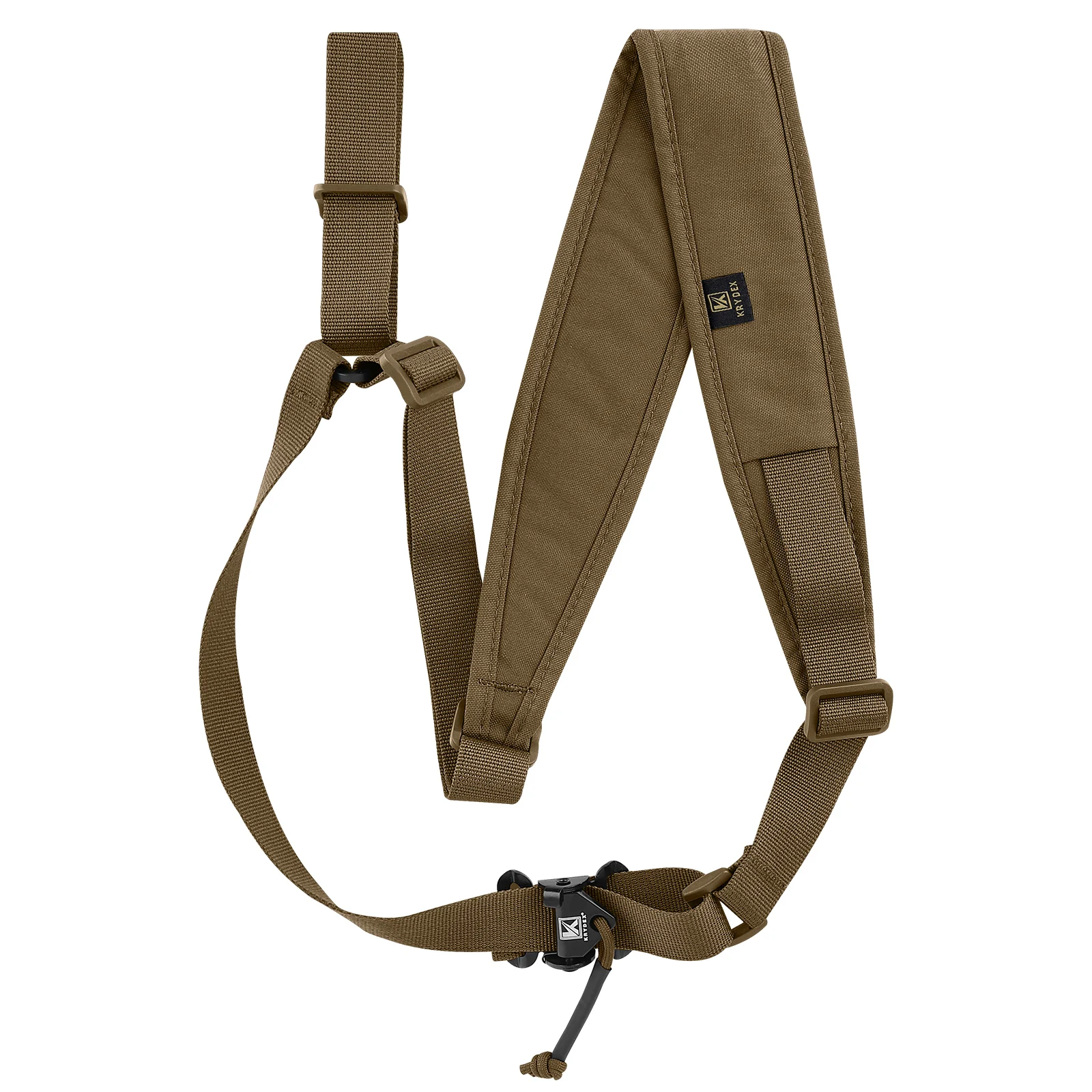 KRYDEX Taktische 1-Punkt-Schlinge, gepolsterter Schultergurt, modular, subverstellbar, Nylon, Gewehrpistole, Slingster, Multi-Mission-Einzelschlinge – Detail 13