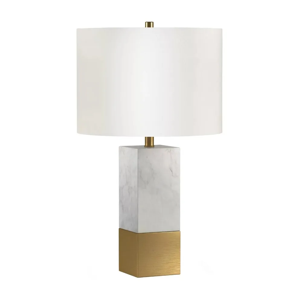 

Indoor Lighting Cararra-Style Marble Table Lamp desk lamp lamp for bedroom bedside lamp