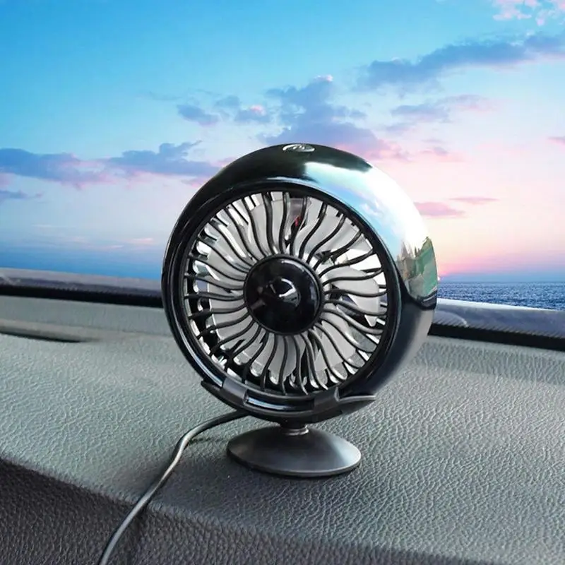 

Автомобильный мини-вентилятор RGB, Вращающийся Универсальный вентилятор с тремя скоростями ветра и питанием от USB, для окон автомобиля, вентиляторы, аксессуары для интерьера автомобиля