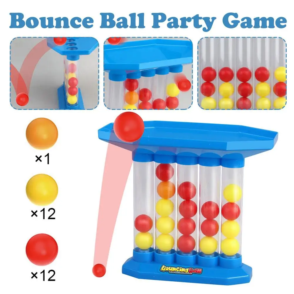 

Bouncing Balls Board Game Desktop Toys Parent-child Interactive Throwing Ball Toys For Kids Family Party Desktop Bouncing Q2v1