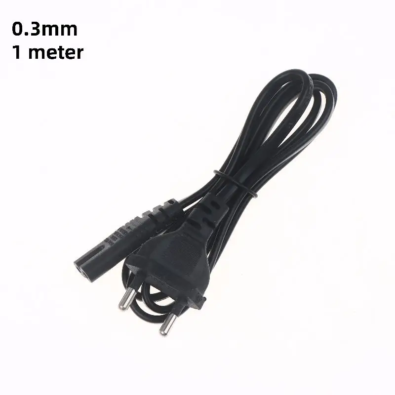 European Standard 2-Prong C7 Figure 8 Power Cable Extension Cord