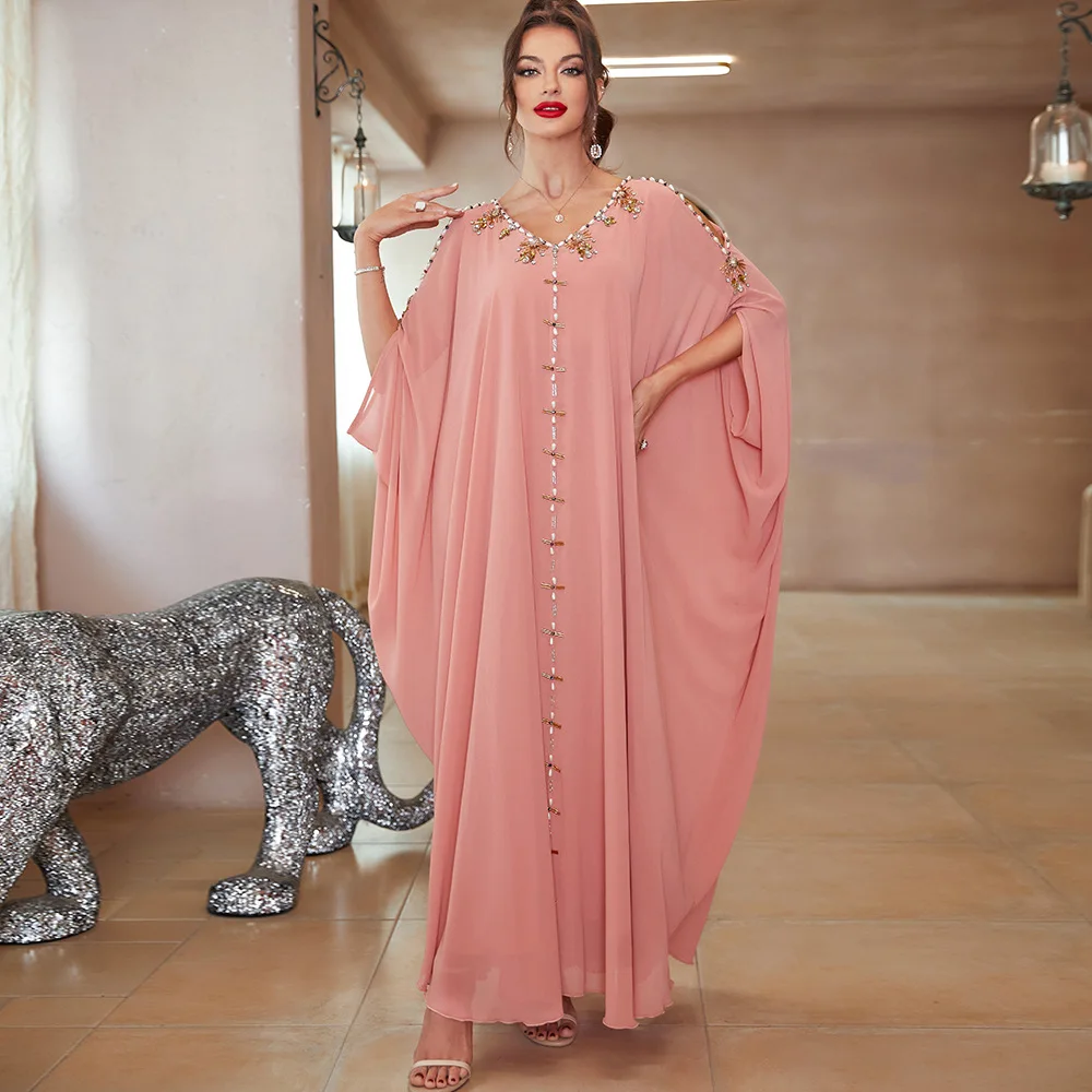 robe-de-soiree-cousue-a-la-main-pour-femme-musulmane-caftan-jalabiya-dubai-abaya-turquie-eid-mubarak-2024