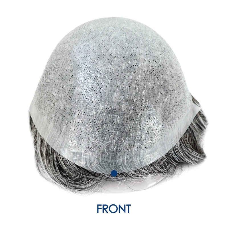 Human Hair Toupee GLORYHAIR OS25 Bio-Thin Skin Men Toupee PU Men's Capillary Prothesis Peruk Fine Quality Indian Human Hair Men Wig