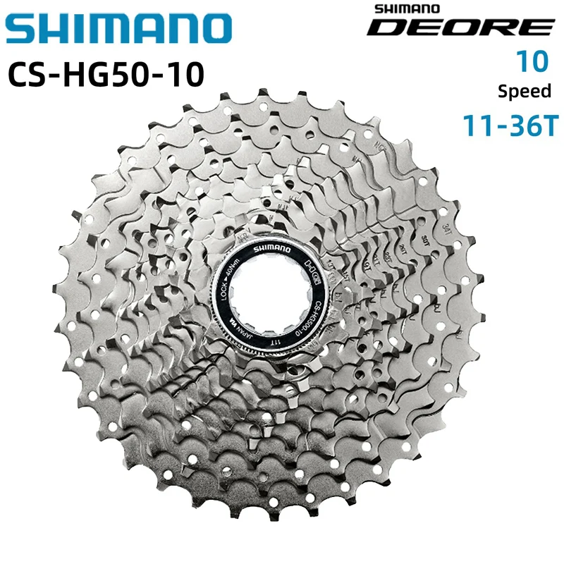 SHIMANO GRX DEORE CS-HG50-10 11-36T CS-HG500-10 10 Speed Cassette 11-25T/28T/32T/34T Road For Mountain Bike Cassette Sprocket bicycle cassette bicycle sprocket gear bicycle parts bike sprocket