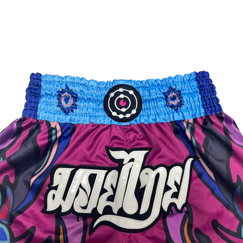 Fluory Muay Thai Shorts Breathable Kick Boxing Pants Men's Boxing Clothing Women Free Fight Shorts Free Fight Trunk