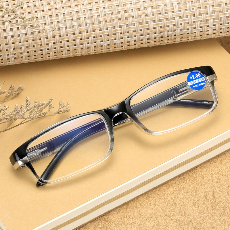 Reading Glasses Men Anti Blue Ray Presbyopic Eyeglasses Computer